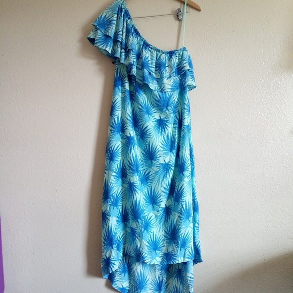 NWT Vineyard Vines Electric Palms One Shoulder - Picture 2 of 5